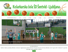 Tablet Screenshot of kosarka.sd-sentvid.si